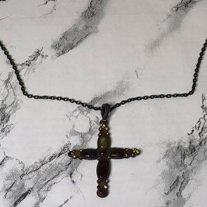Color Premier Cross Necklace